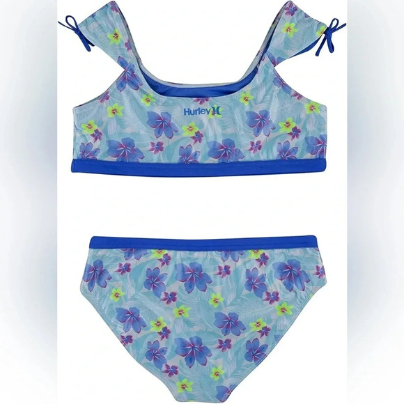 Hurley Other - Hurley Girl's UPF 50+ Bikini Swimsuit  Set